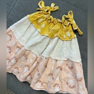 Boutique Baby Floral Tiered Gauze Sundress Baby/Toddler Girl 12M Boho